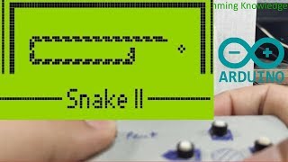 How to Make Snake Game With Arduino - Interfacing Graphical LCD (ST7920) with Arduino screenshot 2