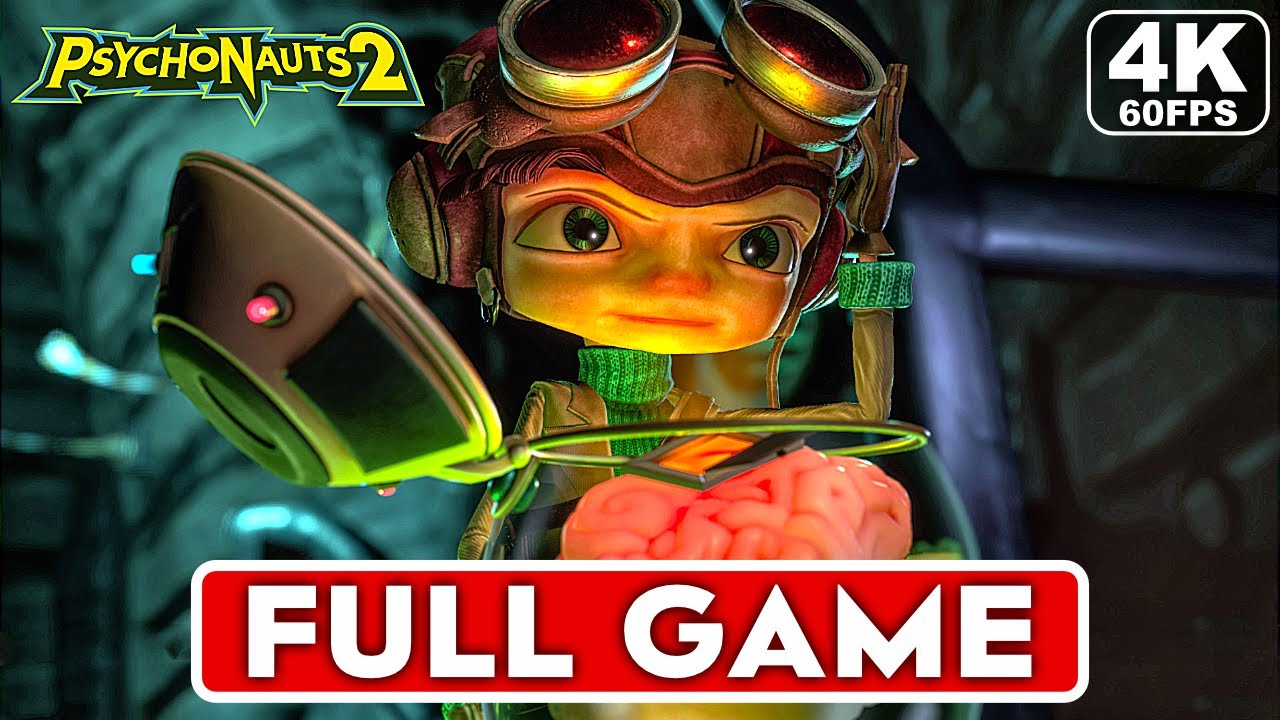 PSYCHONAUTS 2 Gameplay Walkthrough Part 1 FULL GAME [4K 60FPS PC] - No Commentary