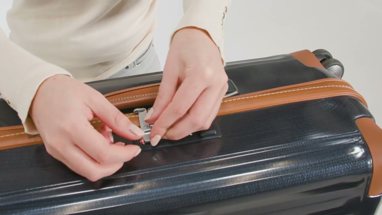 Samsonite - TSA lock instructions Lite-Cube DLX collection