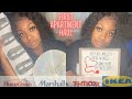 FIRST APARTMENT SHOPPING HAUL | HomeGoods, T.J.Maxx, Marshalls, IKEA| Ep.4