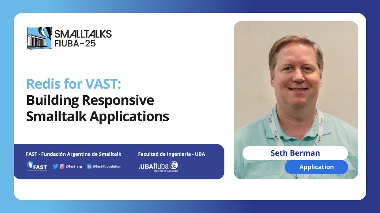 Redis для VAST: создание адаптивных приложений на Smalltalk