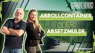 Vom Bauschutt Zum Container Abrollcontainer & Absetzmulden Von Hüffermann Trailer Heads