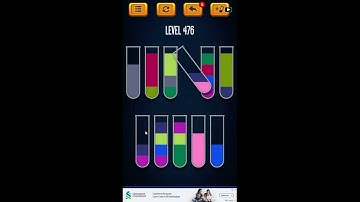 Water Sort Puzzle - Color Liquid Sorting Game Level 476 Solution