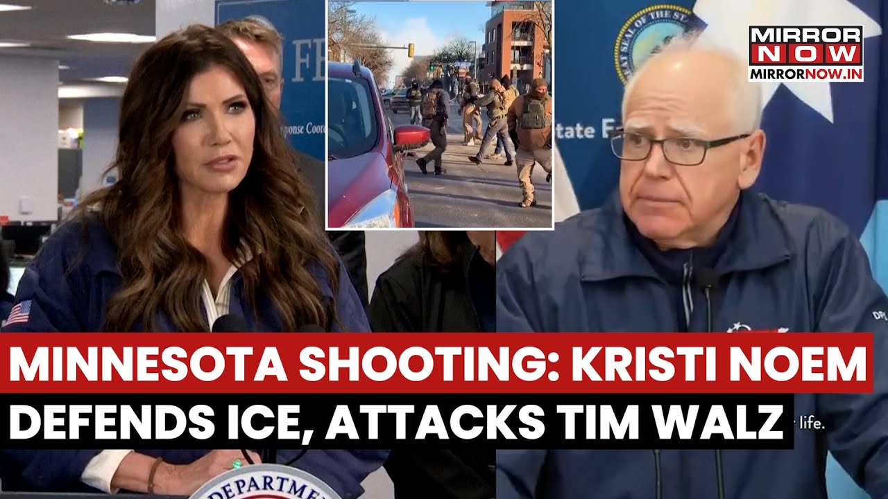 Minnesota Shooting: Noem Defends ICE, Blames Alex Pretti For Targeting Agents, Hits Out At Tim Walz