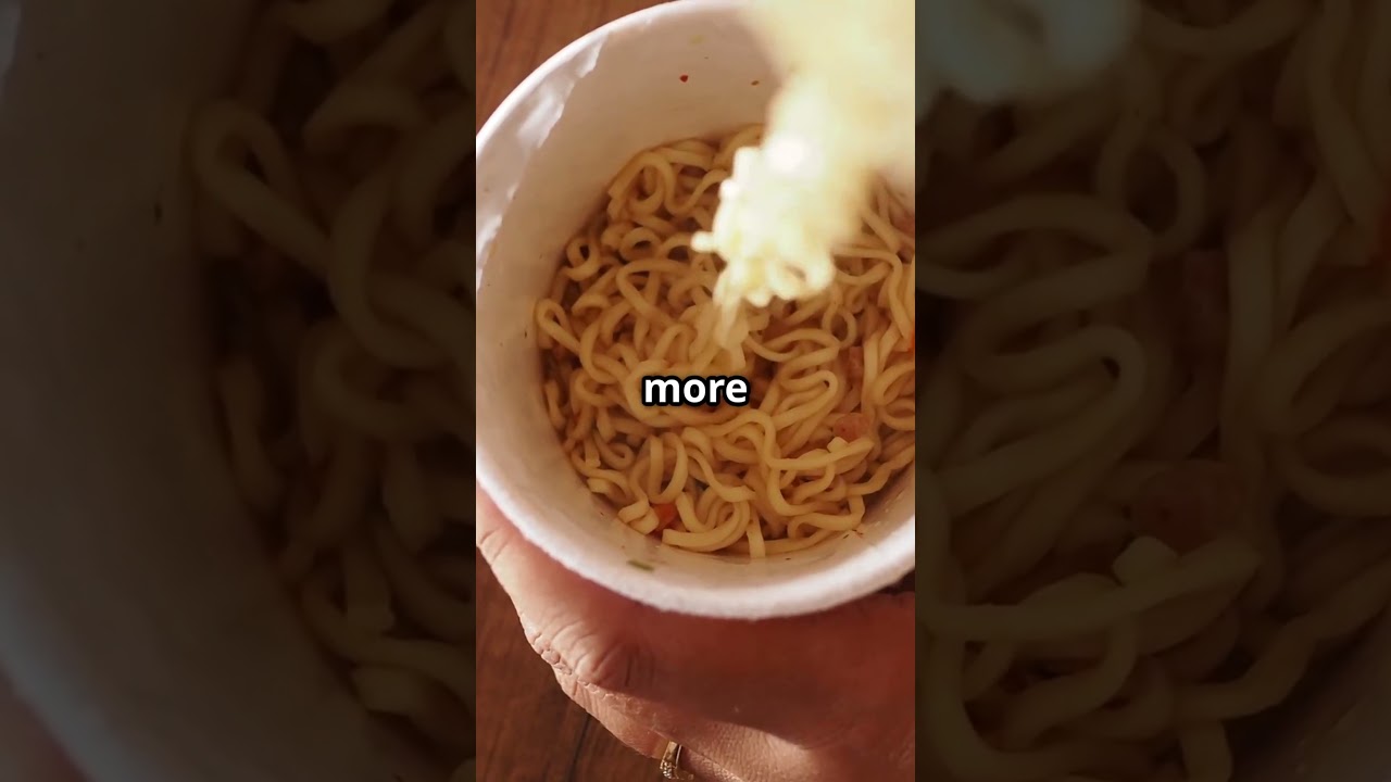 Why Cup Noodles Have That Space!