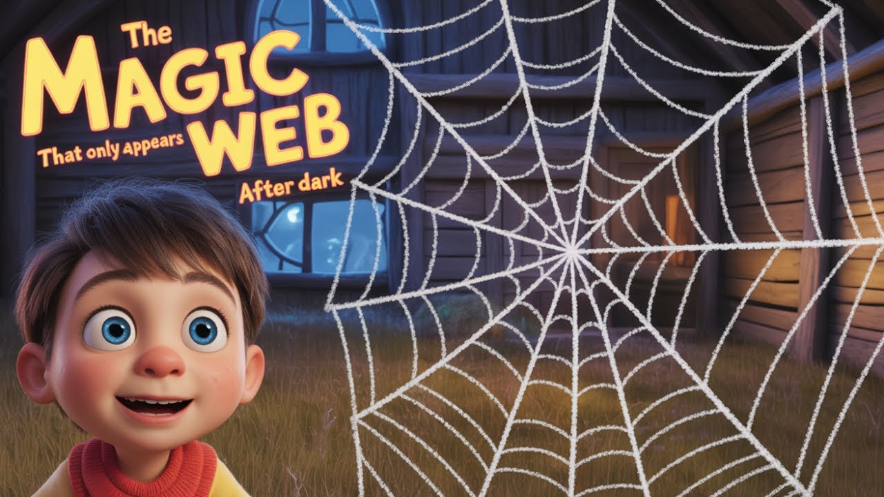 Волшебная паутина, которая появляется только после наступления темноты.