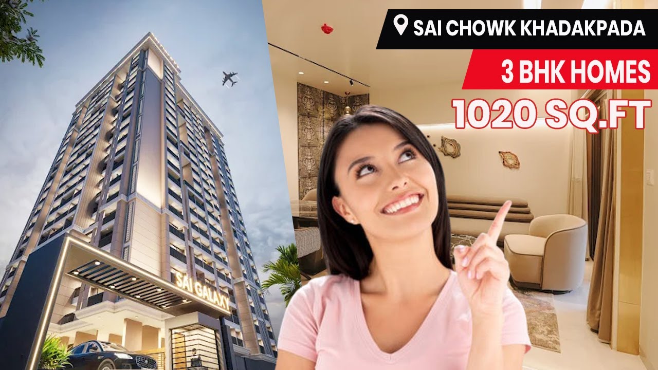 3 BHK Flat In Khadakpada Sai Chowk | 3 BHK Flat For Sale In Sai Chowk Kalyan | Sample Flat | Price