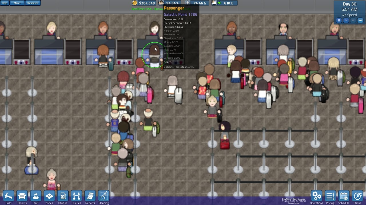 SimAirport S4 E15 Scheduling Scares and Ticketing Tweaks