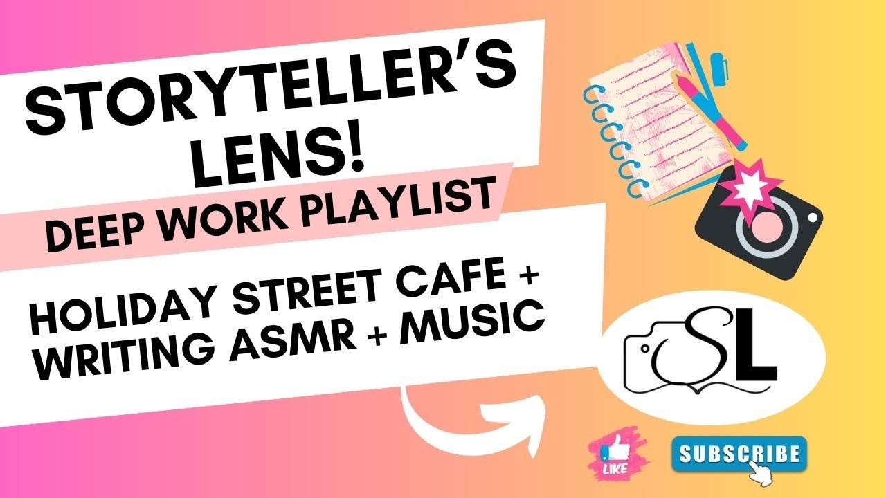 New Year Focus: Cozy Street Cafe Ambience ☕ ASMR Typing & Chill Holiday Music for Deep Work