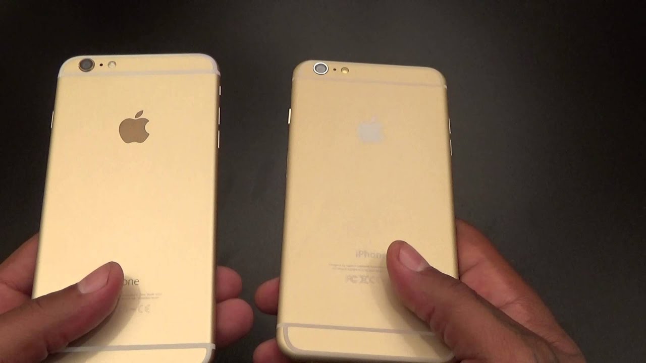 No puedo Cubeta caliente Fake iPhone 6 Plus - YouTube