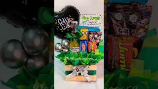 Ancheta de cumpleaños🎂🎉💚#anchetas #regalos #detalles #Diy #ideasderegalo #cajadulcera