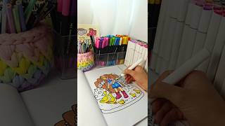 “My Cozy Coloring Routine ✨ So Relaxing & Aesthetic Setup 💕”#coloringroutin#cozy