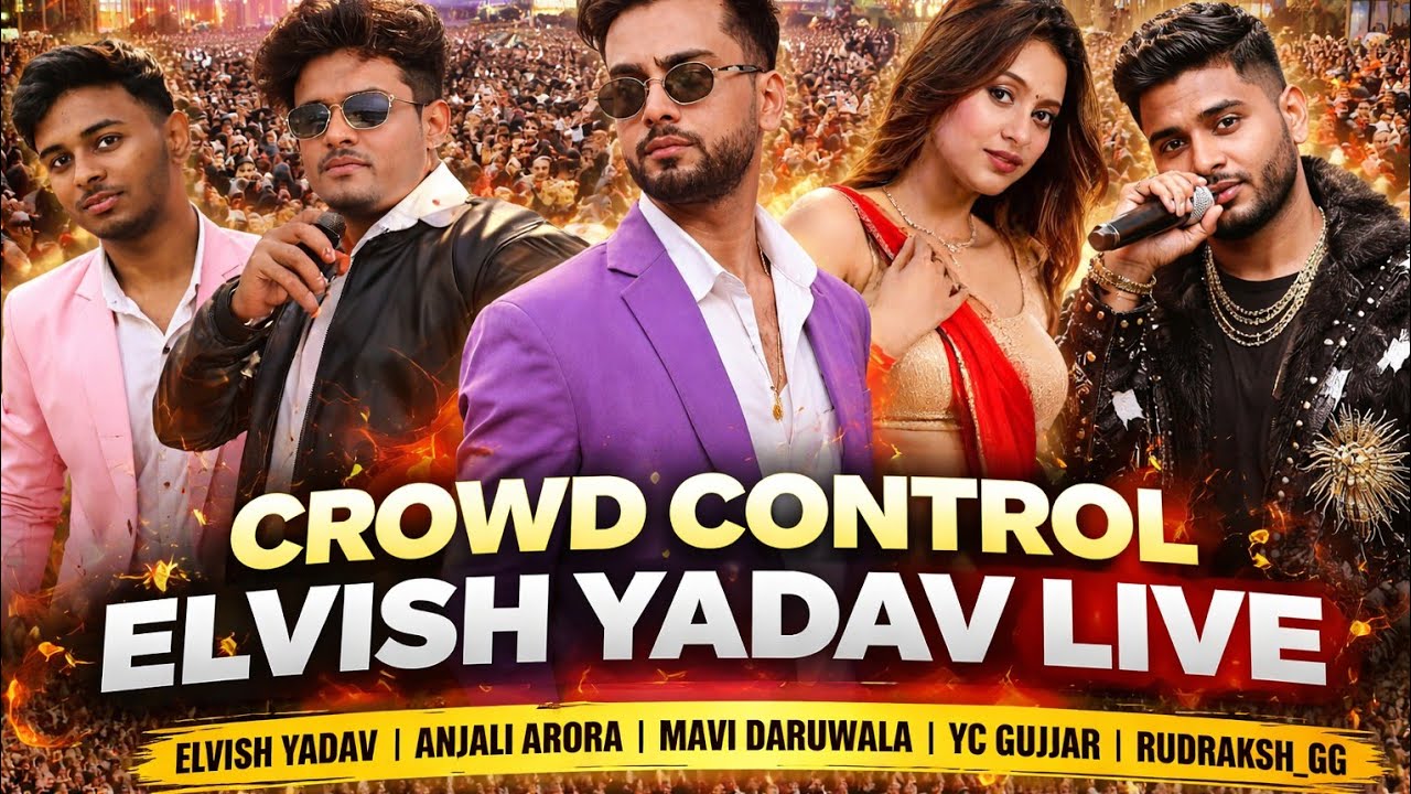 Ye Event Expect Nahi Tha 😱 | ELVISH YADAV & Anjali Arora LIVEi