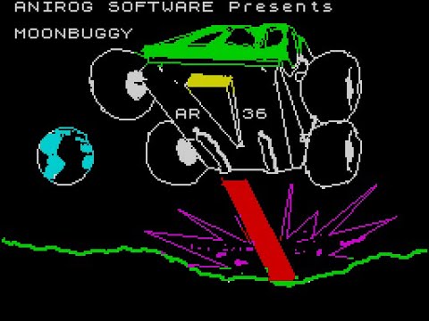 Moonbuggy Review for the Sinclair ZX Spectrum by John Gage - YouTube