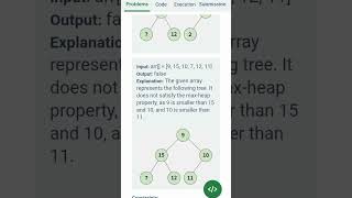 DSA Coding challenge: Checking if an array is a Max-heap