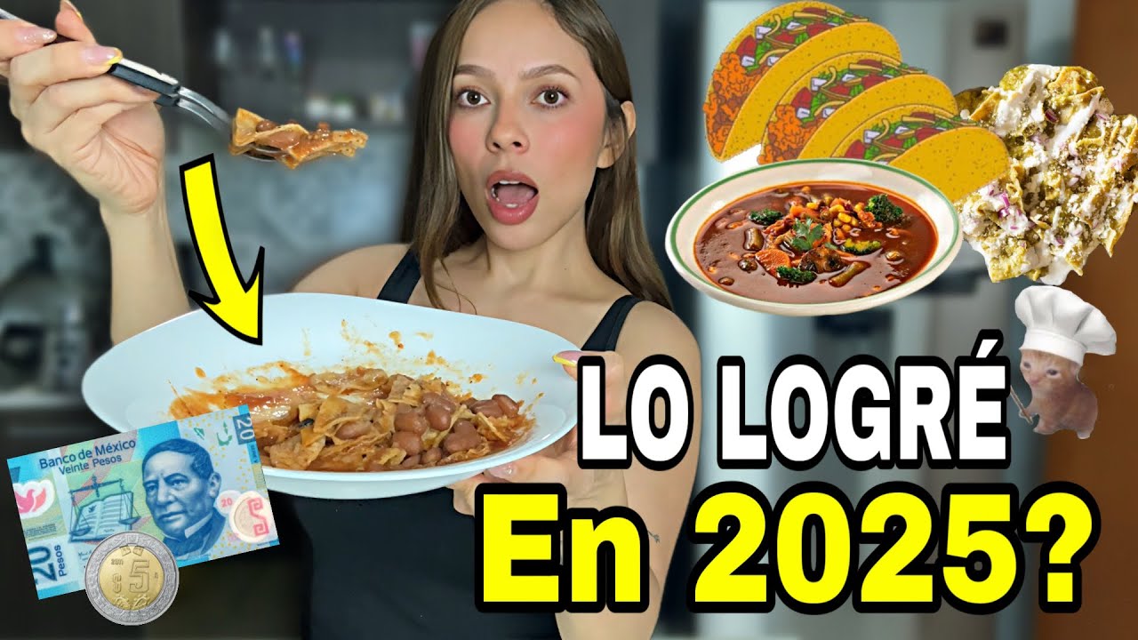 COMIENDO CON SOLO $25 PESOS en 2025 *ES POSIBLE?*