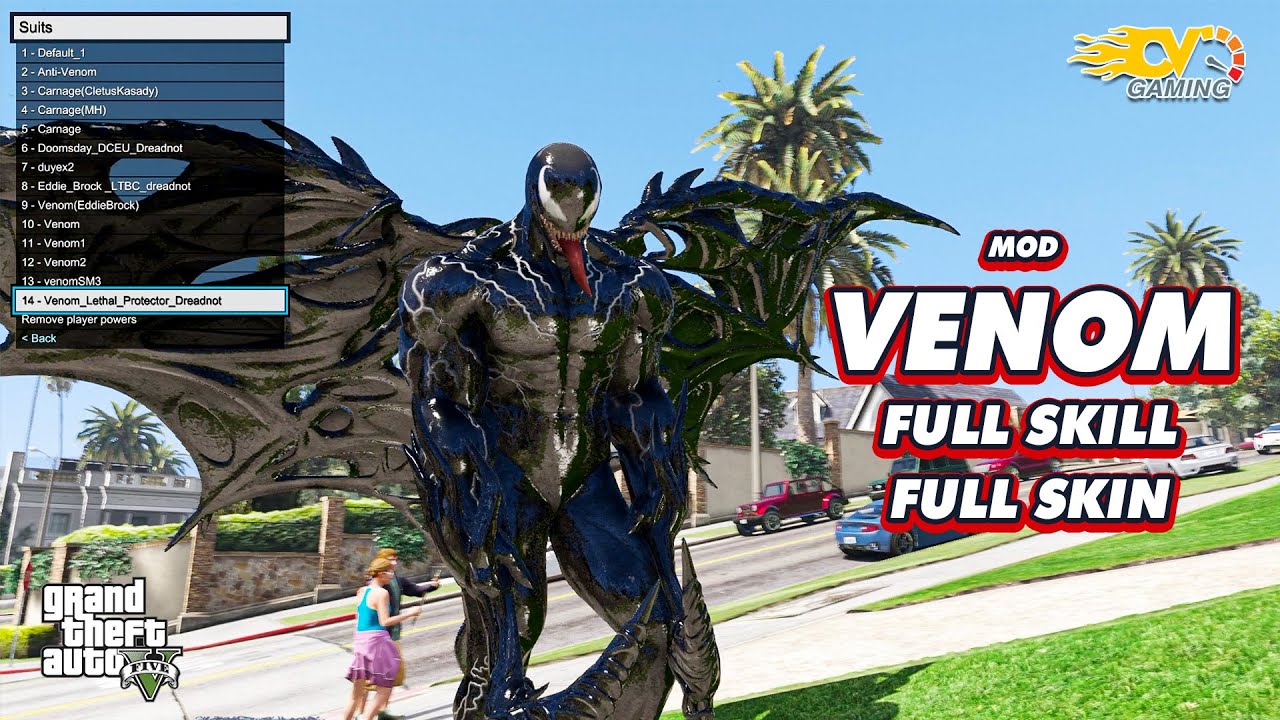 Gta 5 - Hướng Dẫn Mod Venom Full Skill Full Skin - Youtube