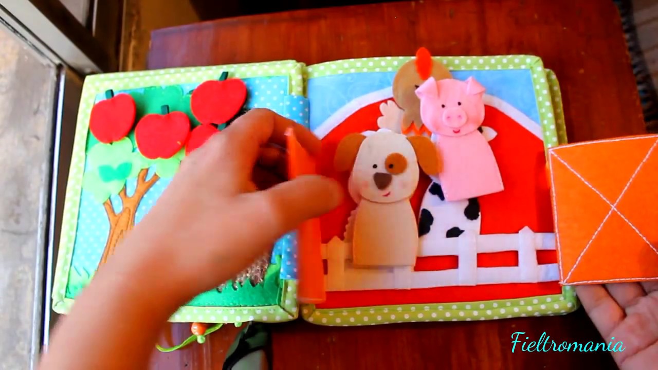 libro silencioso, Quiet Book 3  - Fieltromania