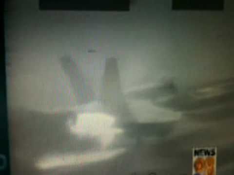 F/A-18 Fighter Jet Engine Explodes After Landing On U S Aircraft Carrier