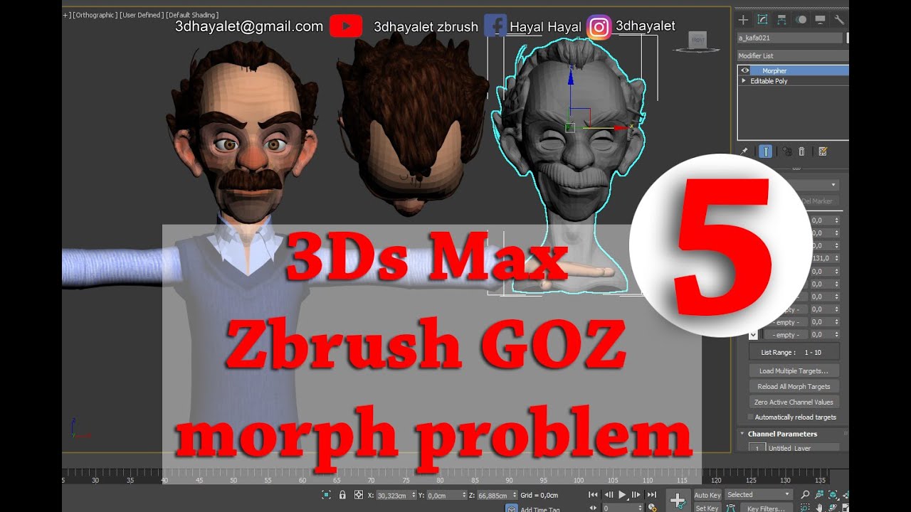 how to 3ds max goz to zbrush