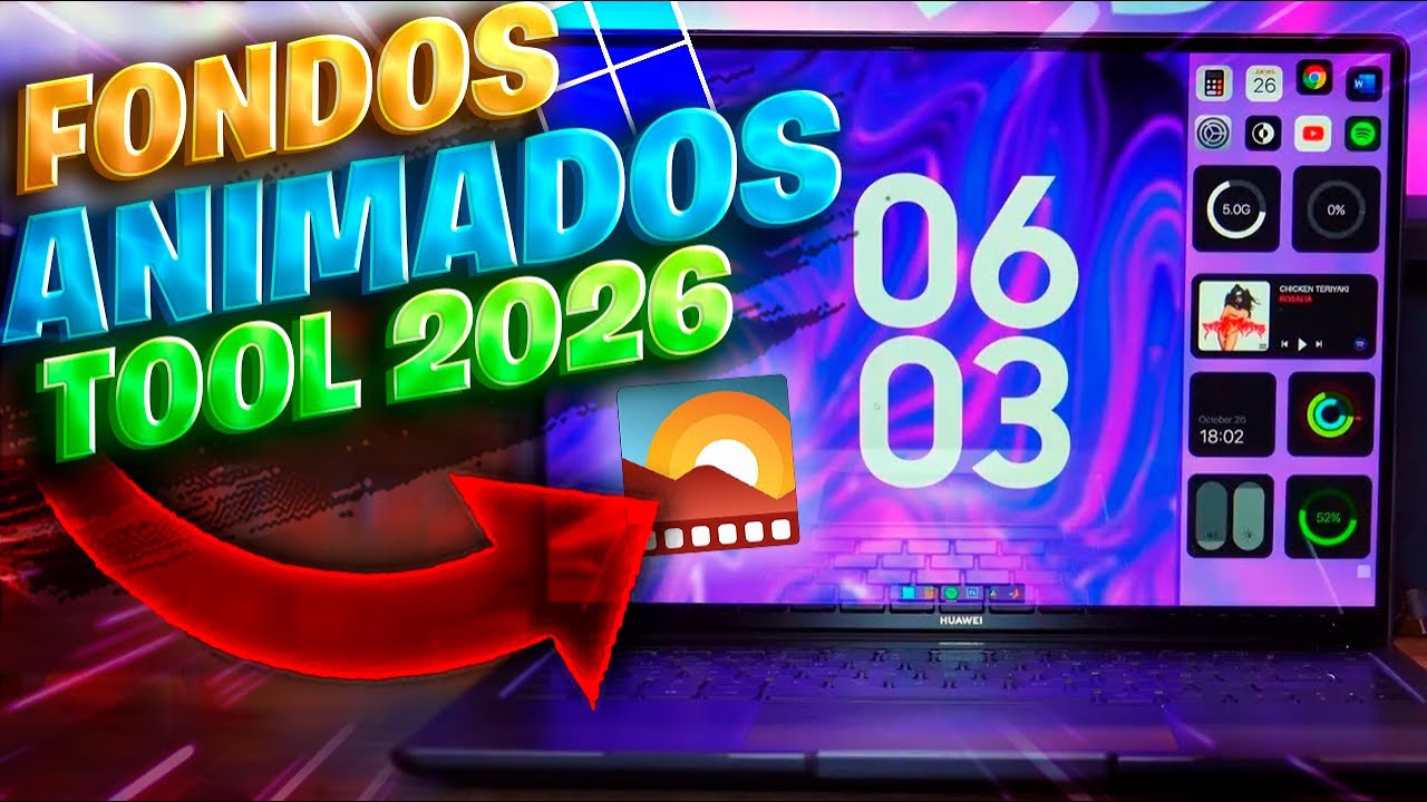 Cómo PONER Fondos ANIMADOS en Windows 11 2026 / Personaliza WINDOWS al ...