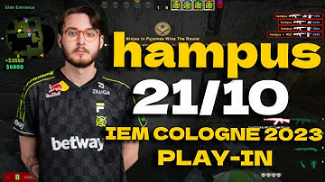 CSGO POV NIP hampus (21/10) vs Imperial (ANCIENT) @ IEM Cologne 2023 Play-in
