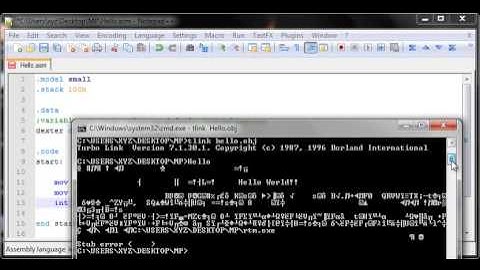 Assembly Tutorial 5 - Lets Try Saying Hello!