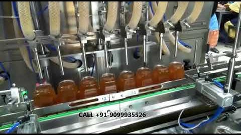 Auto Eight Head Honey Filling Machine (Servo Model)