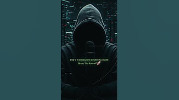Top 7 Commands Every Hacker Must Know ⚡ | Ethical Hacking Basics 👨‍💻 #CyberSecurity #HackingTips
