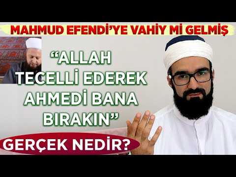 Mahmud Efendi'ye Vahiy mi gelmiş!! Cübbeli Hoca için \