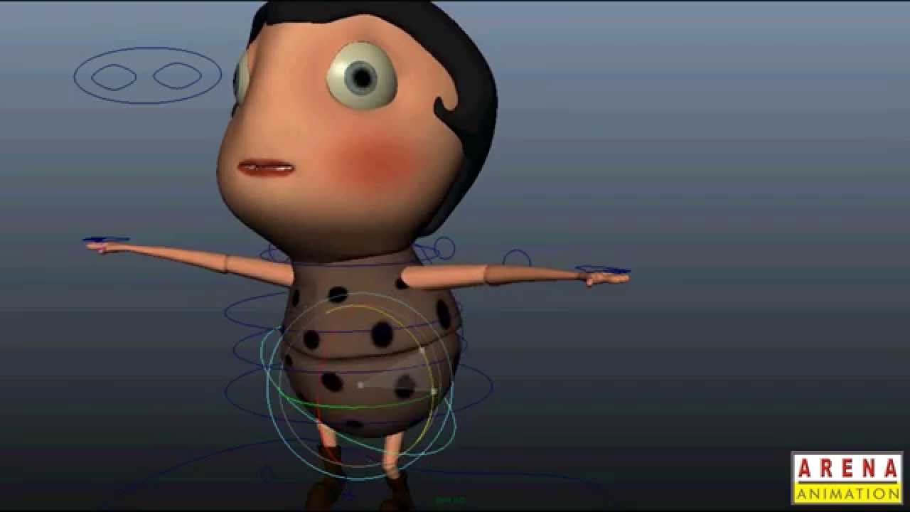 3D Rigging Lady Bug Rigger Portfolio -Benu Seth Degree Batch Arena ...