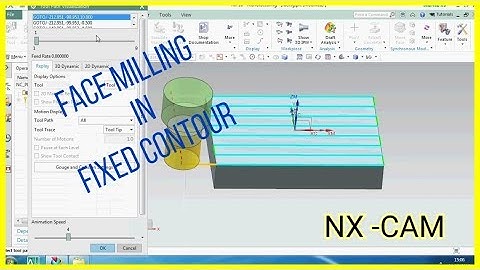 Face milling IN fixed contour | tutorial