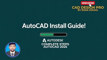 How to Download and Install Autocad 2025 From Autodesk/ Rana Sohail/ caddesign Pro