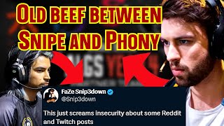 Faze snipedown counter-response to SSG Phony after the old beef | Apex Legends