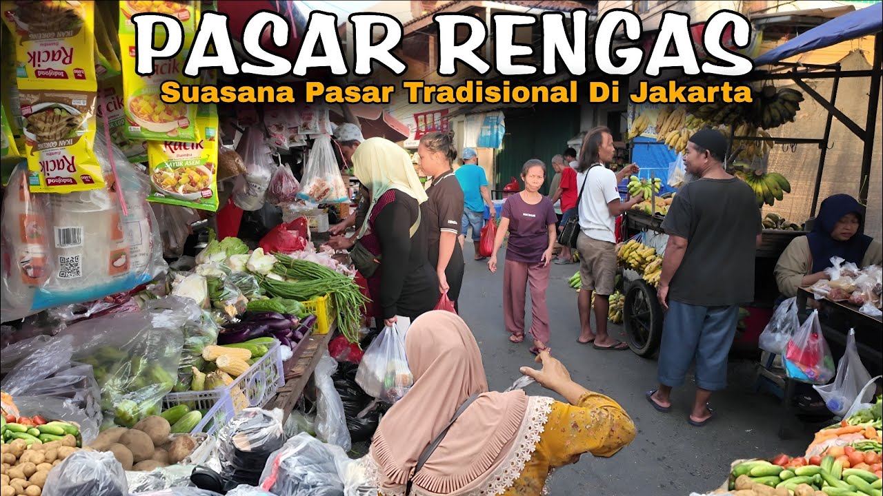 Pasar Rengas, Pasar Tradisional Di Tengah Permukiman Jakarta