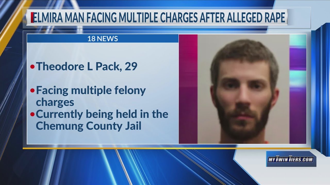 Elmira man arrested on rape charge - YouTube