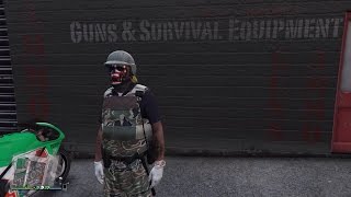 GTA V online epic homing Rocket launcher double kill w/Rashgang *audio