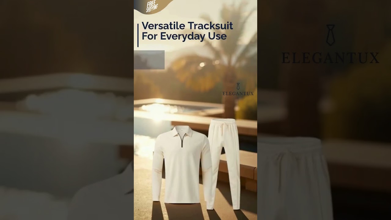 This Men's 2PCS Waffle Tracksuit Set combines style and comfort,  for autumn and winter wardrobe. 🍂