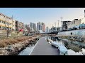 Seoul Evening Walk From Bomun Station to DDP | Ambience Sounds 4K HDR
