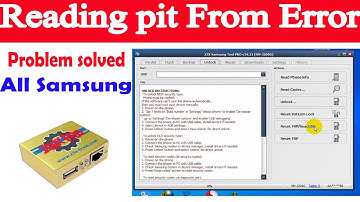 Reading Pit From Error, Remove Frp Lock Z3x Box ,Samsung Mobile Frp Lock Reset, How to Solution