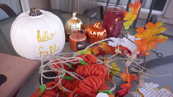 DIY FALL DECOR // Veronica Andersen (Late Upload)
