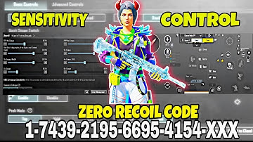 NEW UPDATE 3.5🔥BEST SENSITIVITY CODE + CONTROL SETTINGS BGMI/PUBG MOBILE
