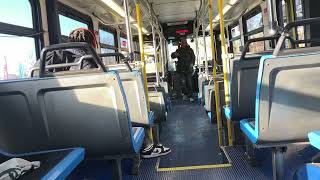 CTA On Board Riding 2006 New Flyer D40LF Bus 1148 on Route 103 West 103rd from 95th to Pulaski/103rd