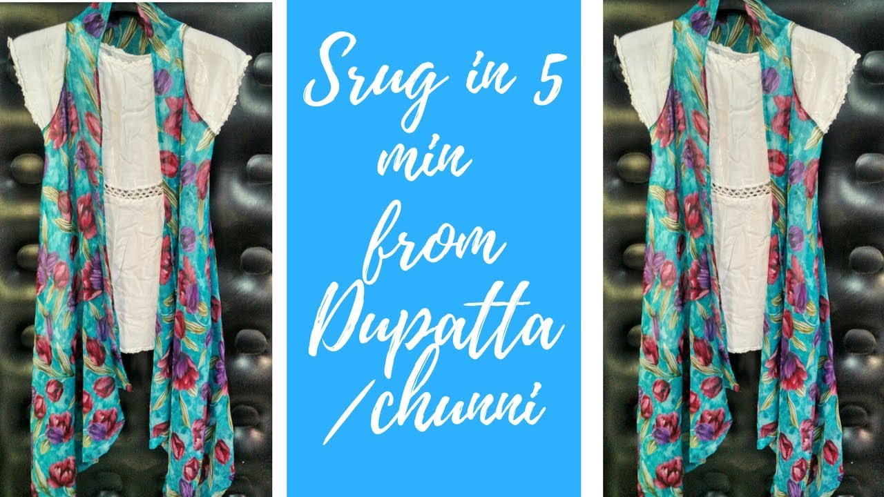 Shrug in 5 min from Dupatta/ Chunni