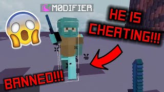 M0DIFIER IS CHEATING?