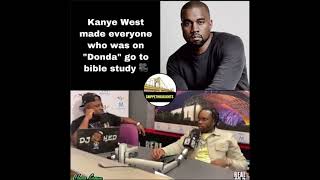 Kanye West Made Everyone Who Was On “Donda” Go To Bible Study 🎥