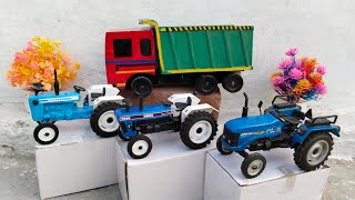 Advance mini farming Tractor | construction Tata Truck, Sonalika 60D, Escorts | Die Cast mini model