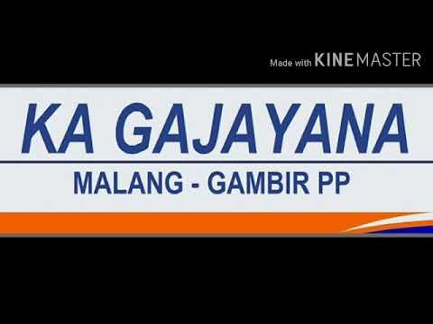 Announcer keberangkatan KA GAJAYANA
