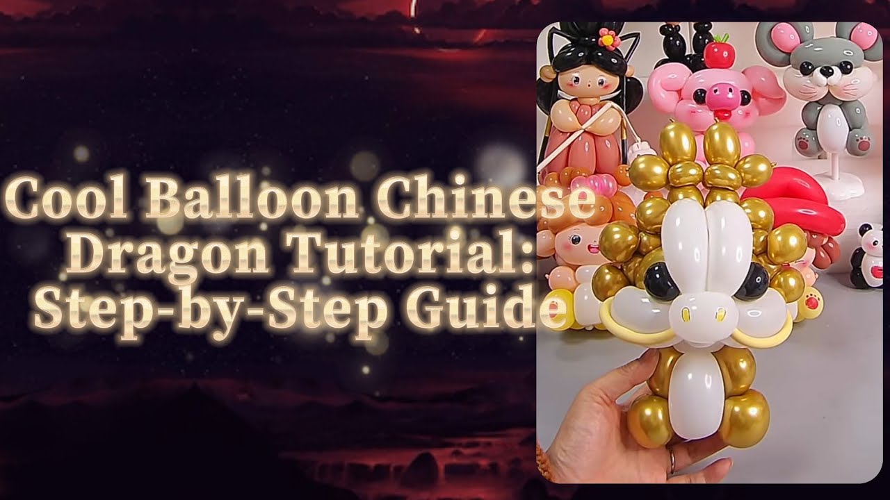 Step-by-Step Guide To Making Balloon Toys: Flower Fairy 用氣球製作小金龍 ...