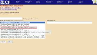 Mediation Report (ADR-03) Unable to Reach an Agreement